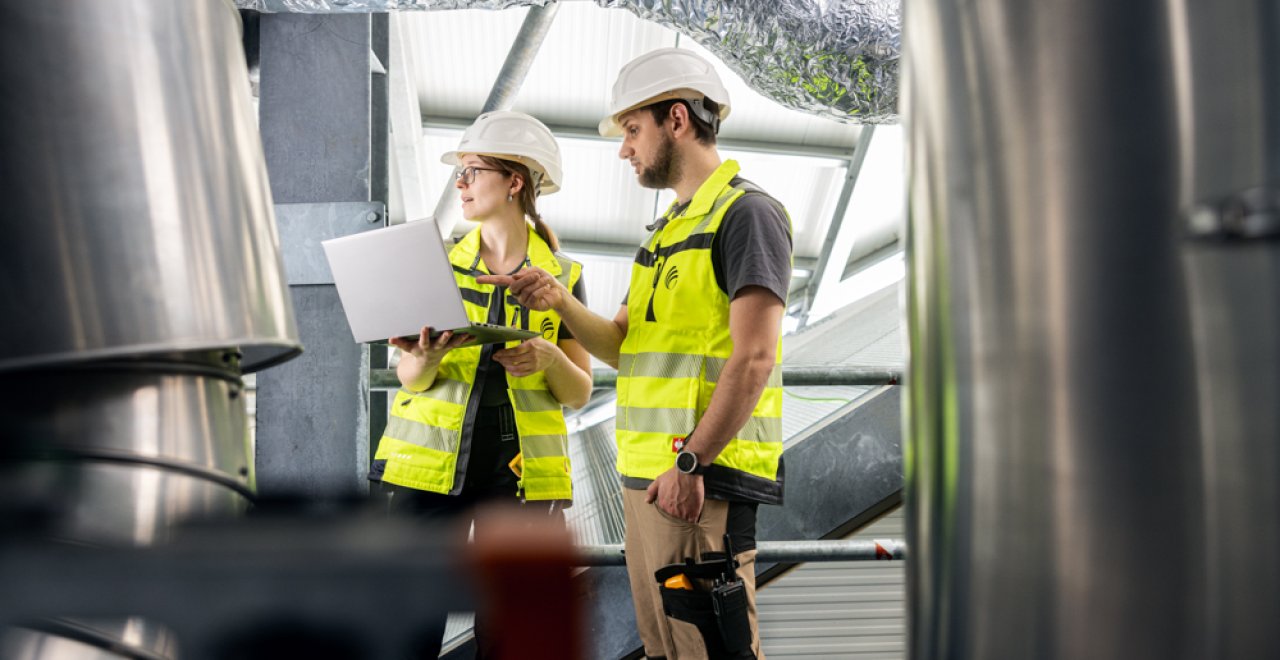 Synhelion’s engineers at work in plant DAWN in Jülich, Germany.