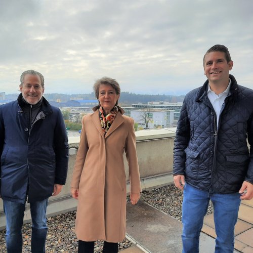 Swiss Federal Councillor Sommaruga visits Synhelion