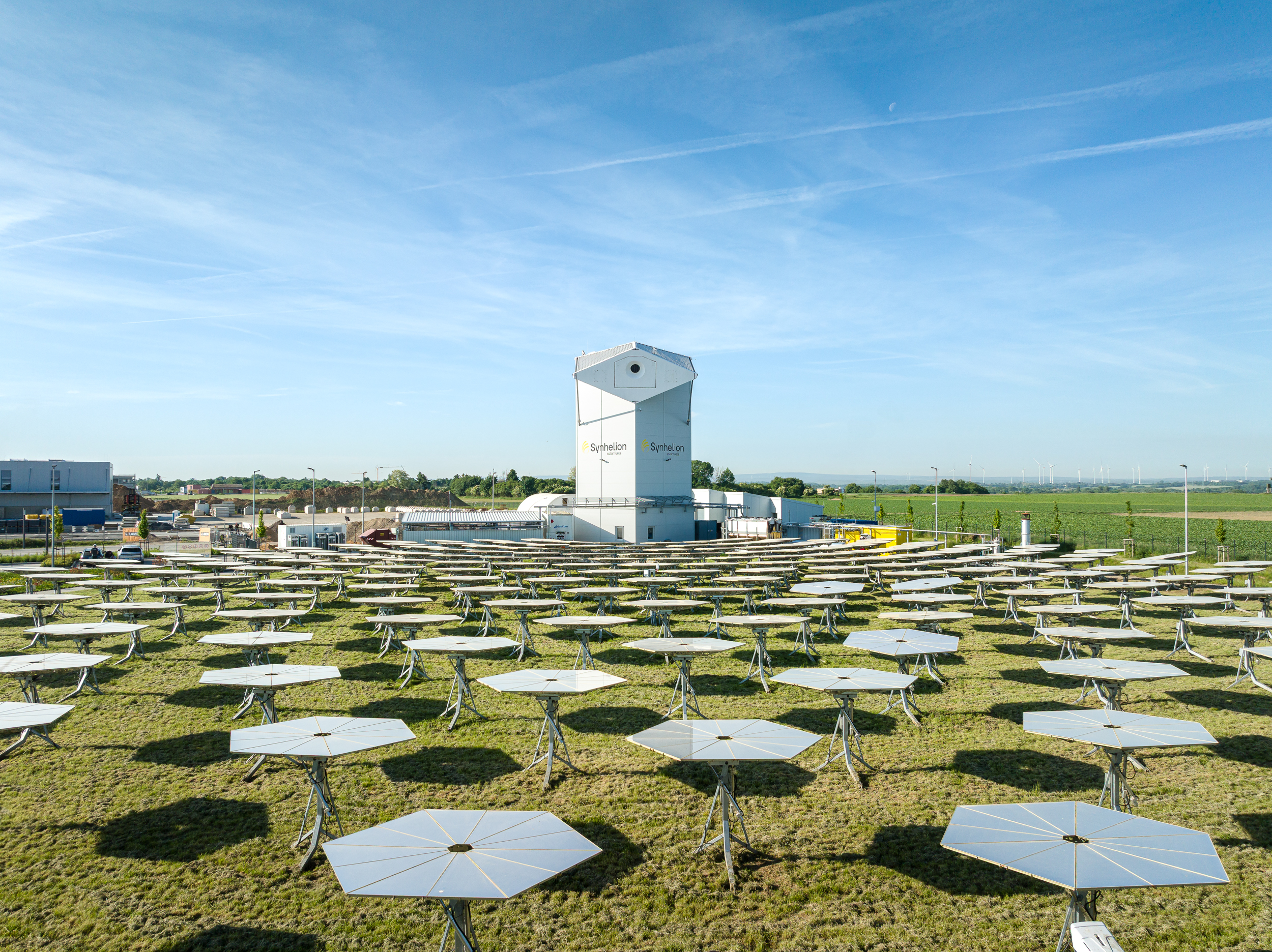 Synhelion’s industrial-scale solar fuel plant DAWN.